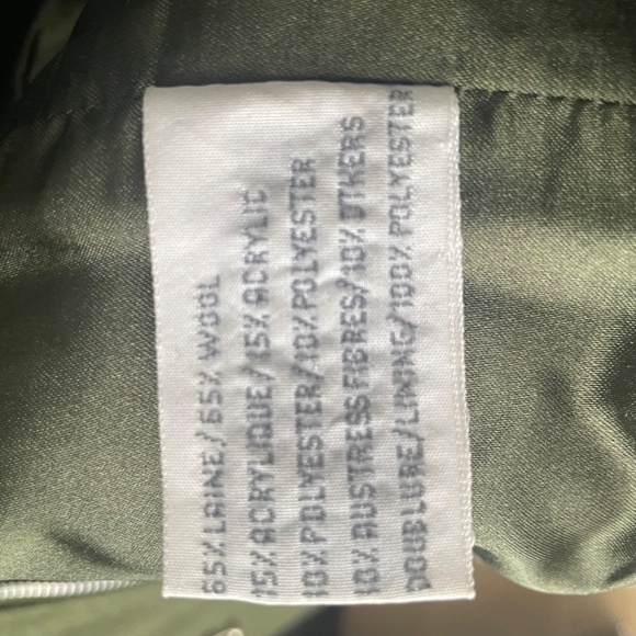 Twik by Simons Olive Wool-Blend Vest (M) - Picture 7 of 8